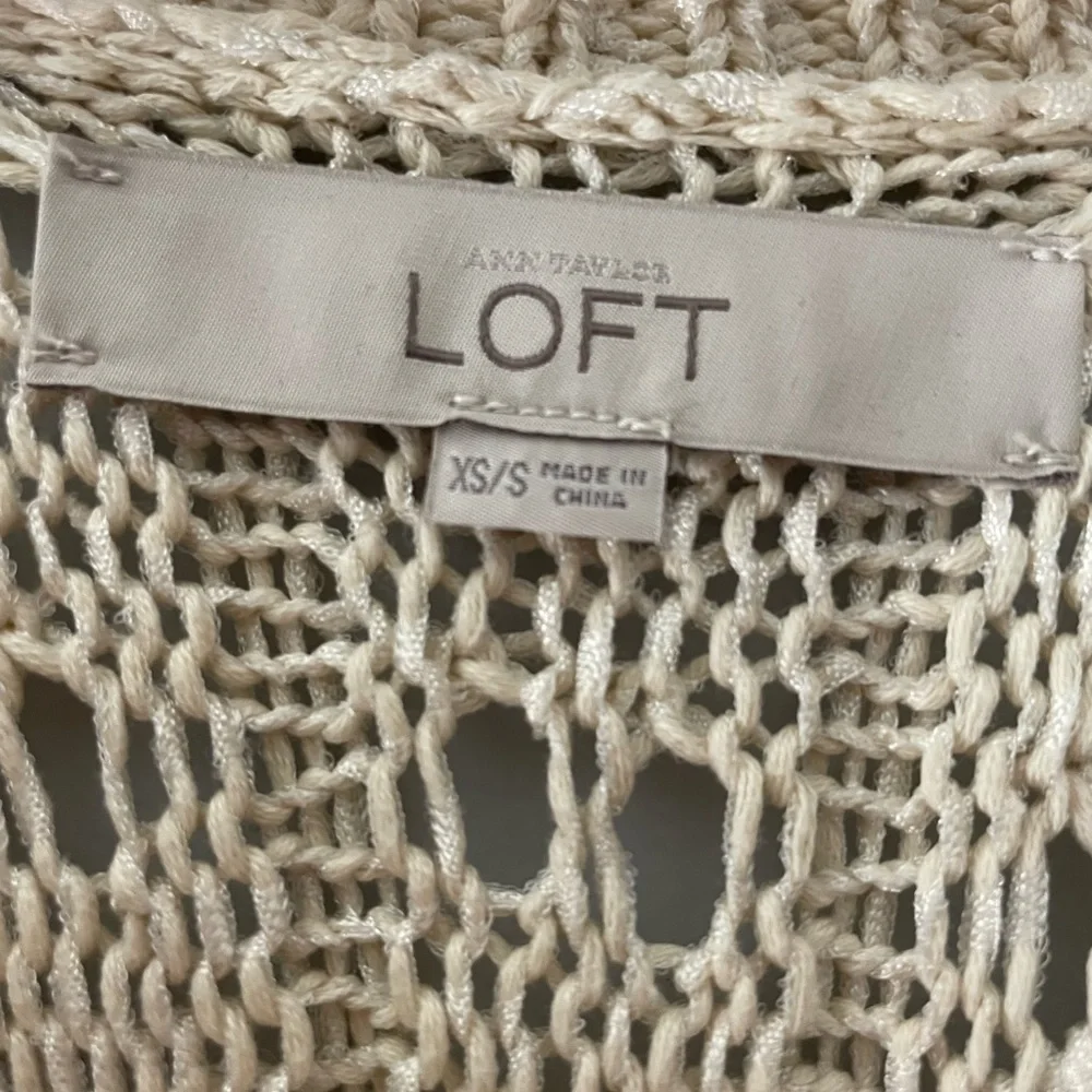 Loft Ivory Fringe Poncho - Picture 3 of 4